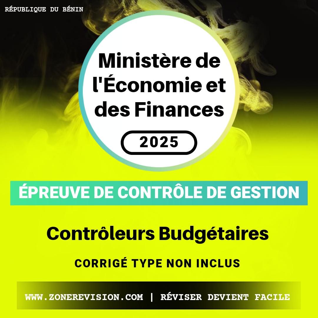 Aperçu de Recrutement MEF Juillet 2025 • Contrôle de gestion • Contrôleurs Budgétaires • Master