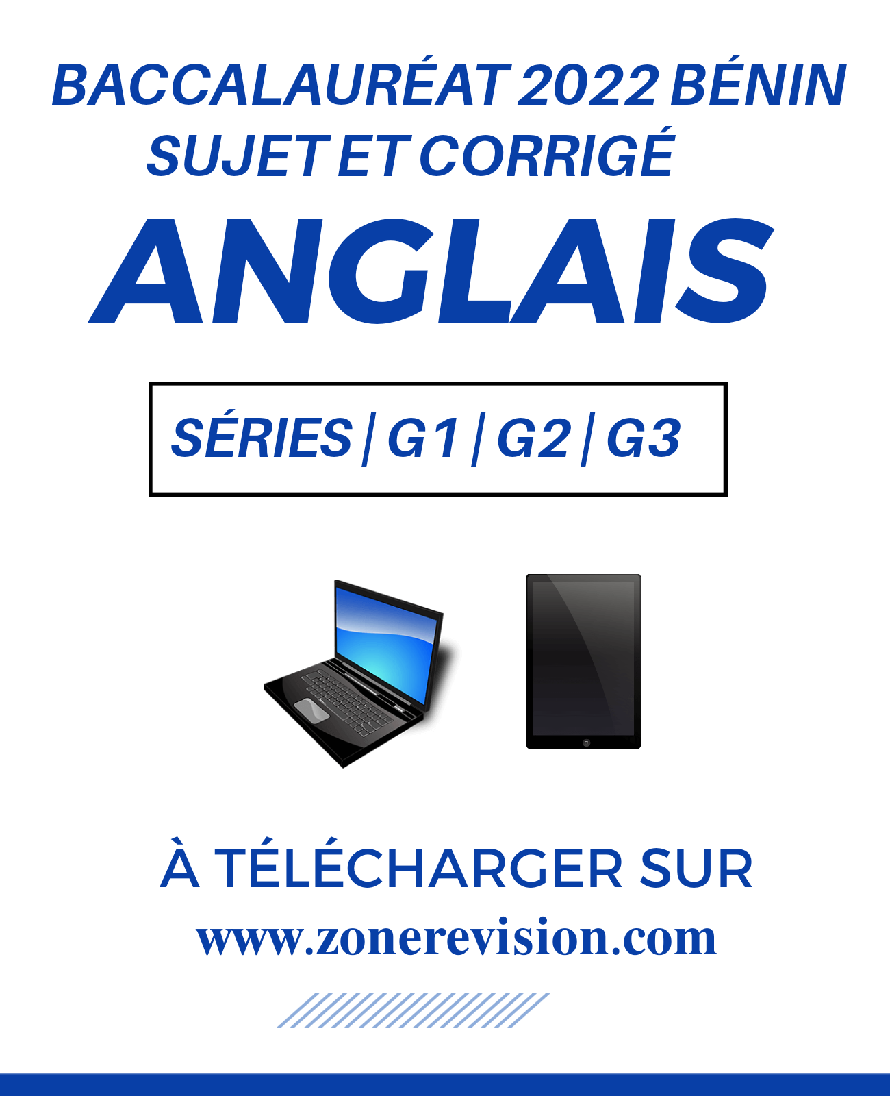 Aperçu de BAC_G1_G2_G3 ANGLAIS 2022 SUJET ET CORRIGÉ