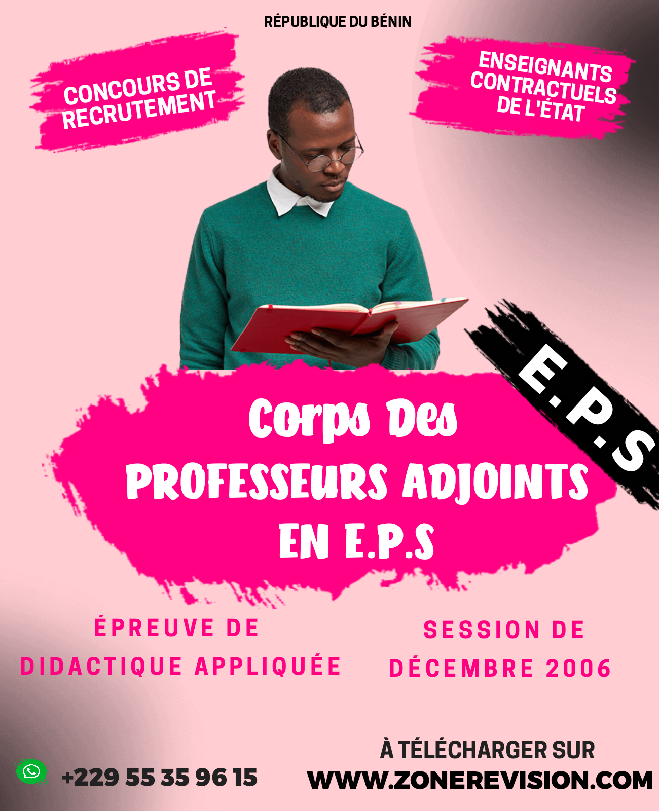 Aperçu de ÉPREUVE D'EPS (DIDACTIQUE APPLIQUÉE) DU CONCOURS DE RECRUTEMENT DES ENSEIGNANTS CONTRACTUELS 2006