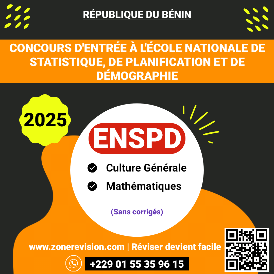 Aperçu de Entrée à ENSPD 2025 • Culture générale et Maths (sans corrigés-types)