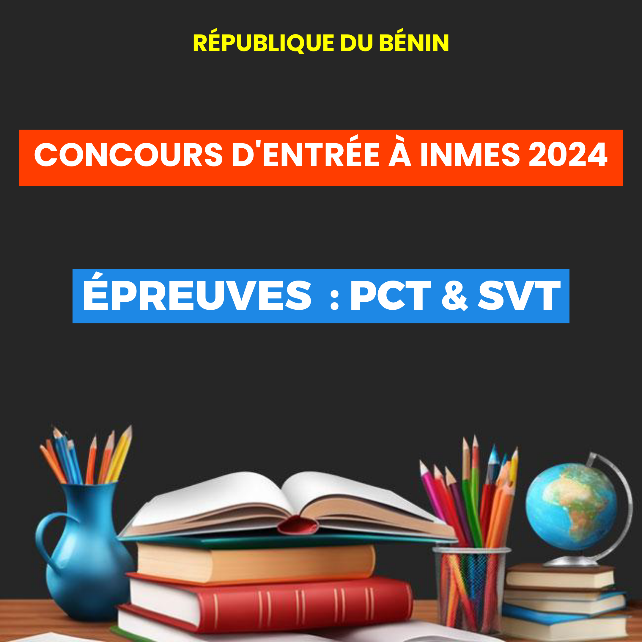 Aperçu de CONCOURS D'ENTRÉE À INMES 2024