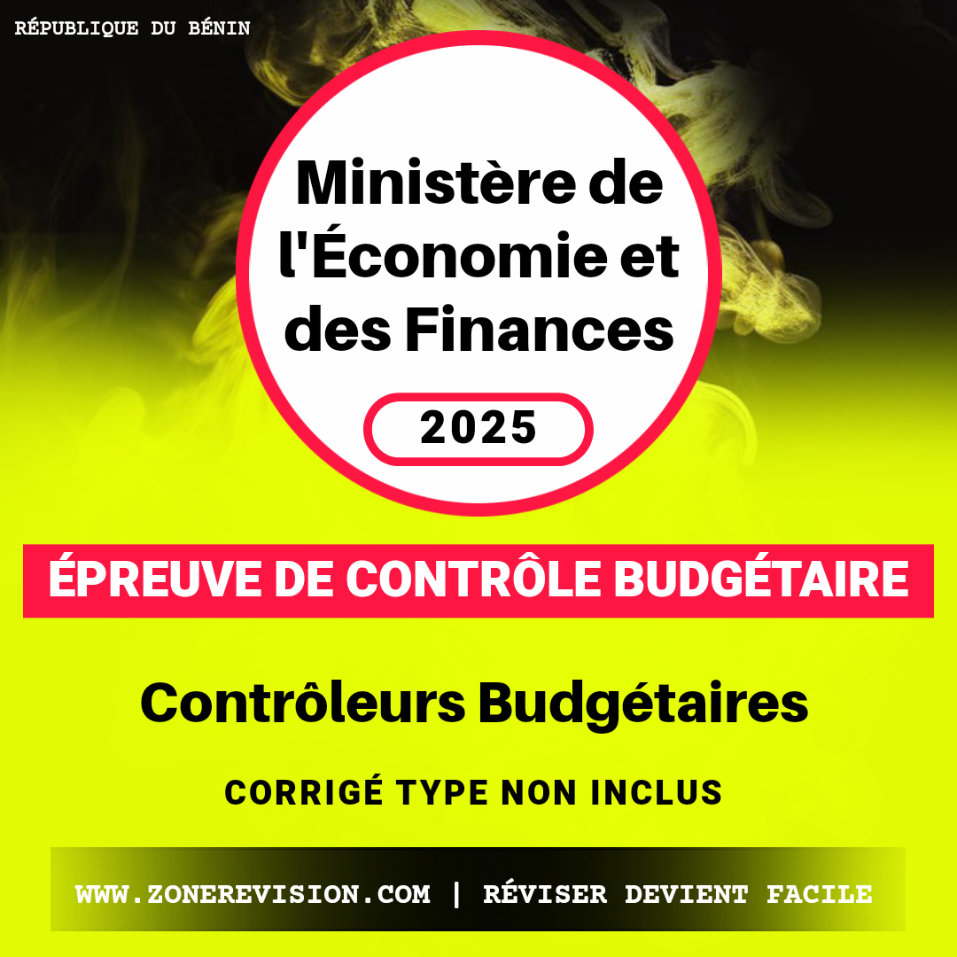 Aperçu de Recrutement MEF Juillet 2025 • Contrôle Budgétaire • Contrôleurs Budgétaires • Master