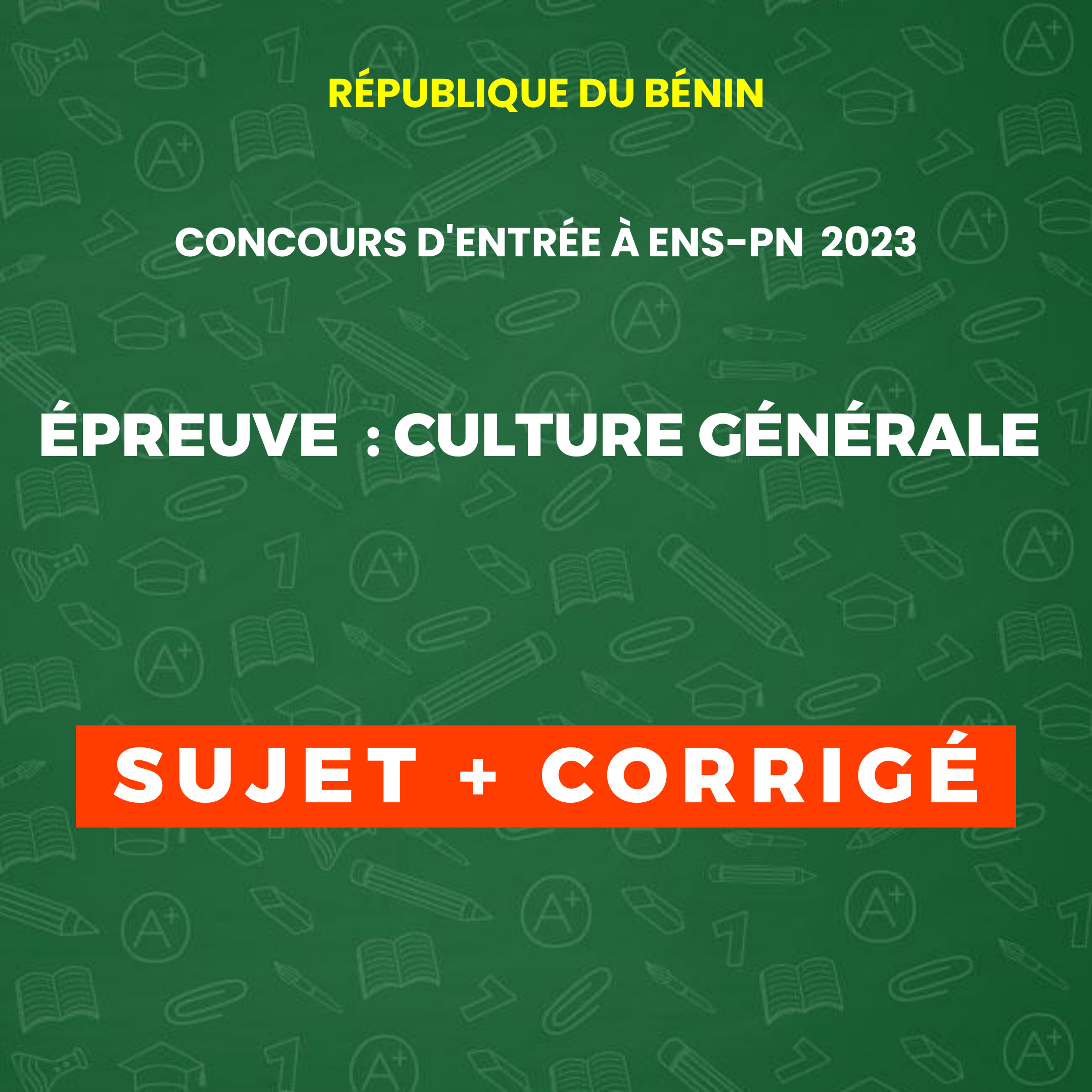 Aperçu de ÉPREUVE DE CULTURE GÉNÉRALE (SUJET + CORRIGÉ) ÉCOLE NORMALE SUPÉRIEURE 2023