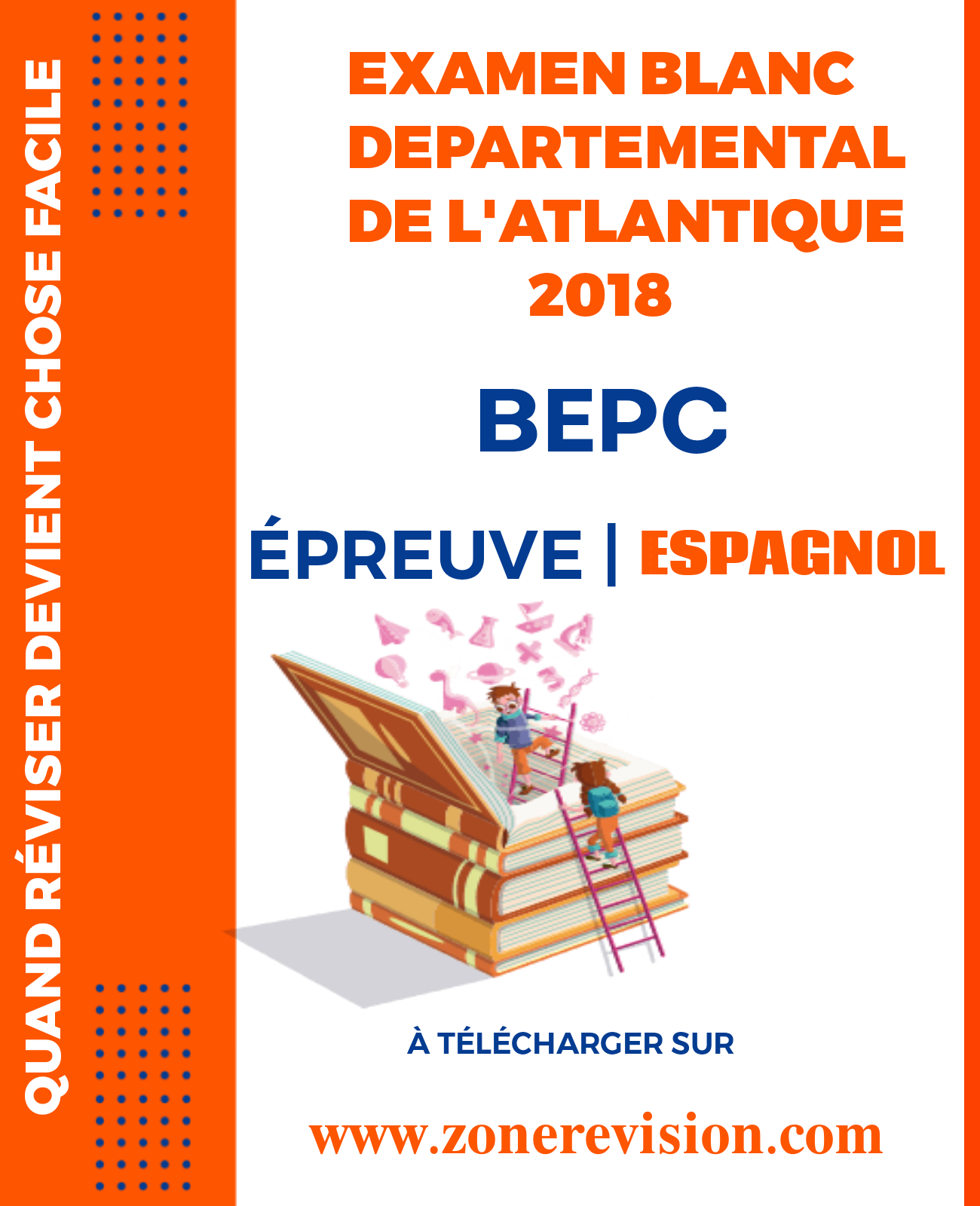 Aperçu de EXAMEN BLANC DEPARTEMENTAL BEPC 2018  ÉPREUVE | ESPAGNOL