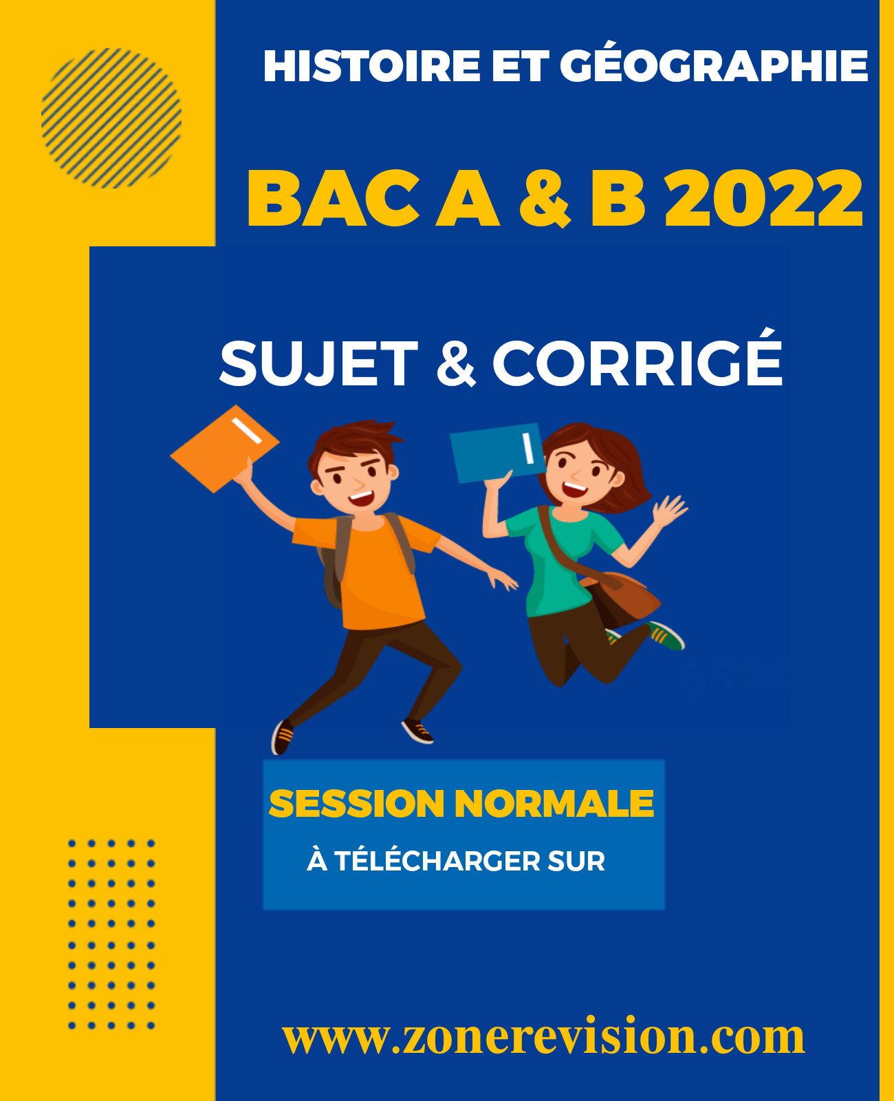 Aperçu de BAC A & B HISTOIRE ET GÉOGRAPHIE 2022 SESSION NORMALE