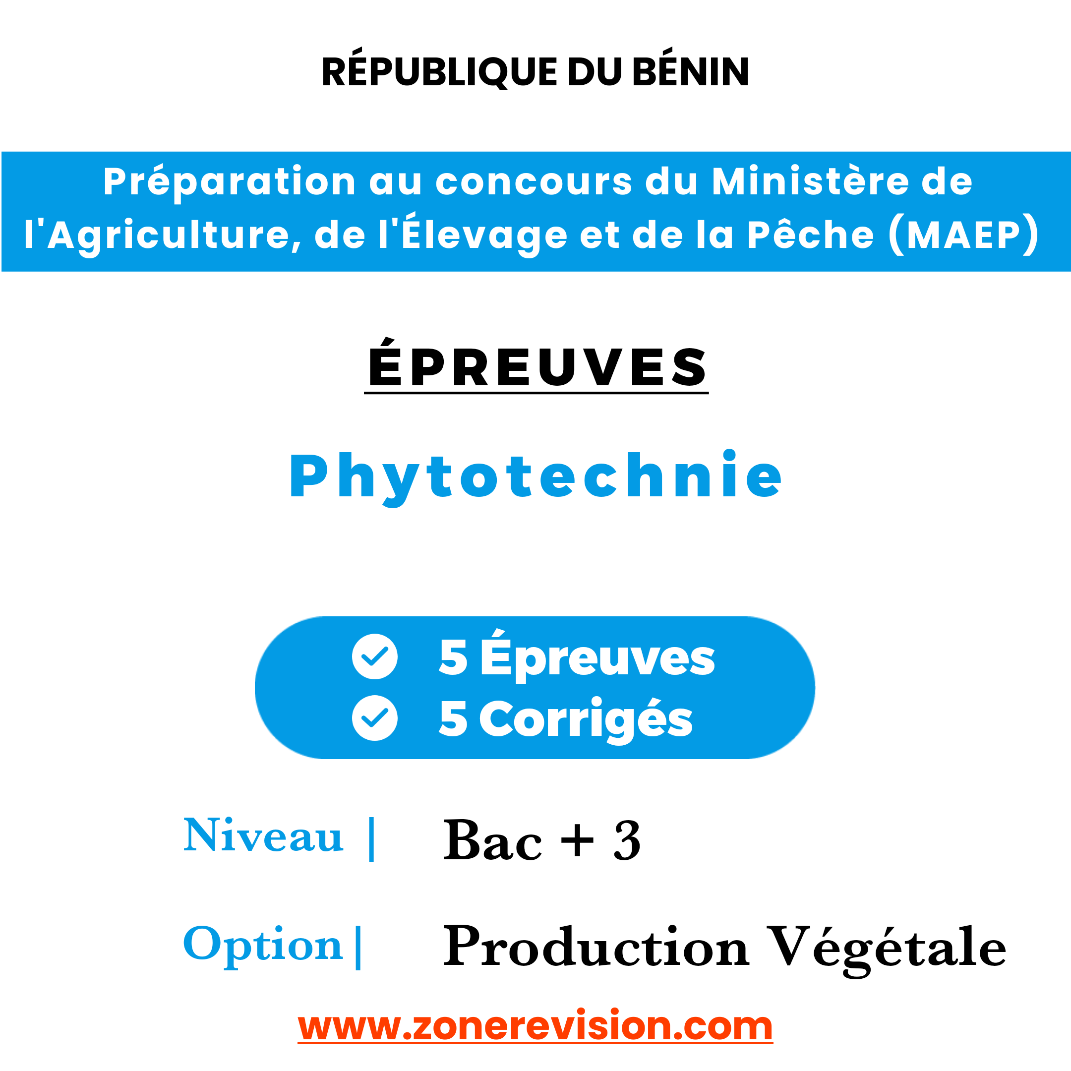 Aperçu de Préparation au concours du MAEP  Épreuve : Phytotechnie