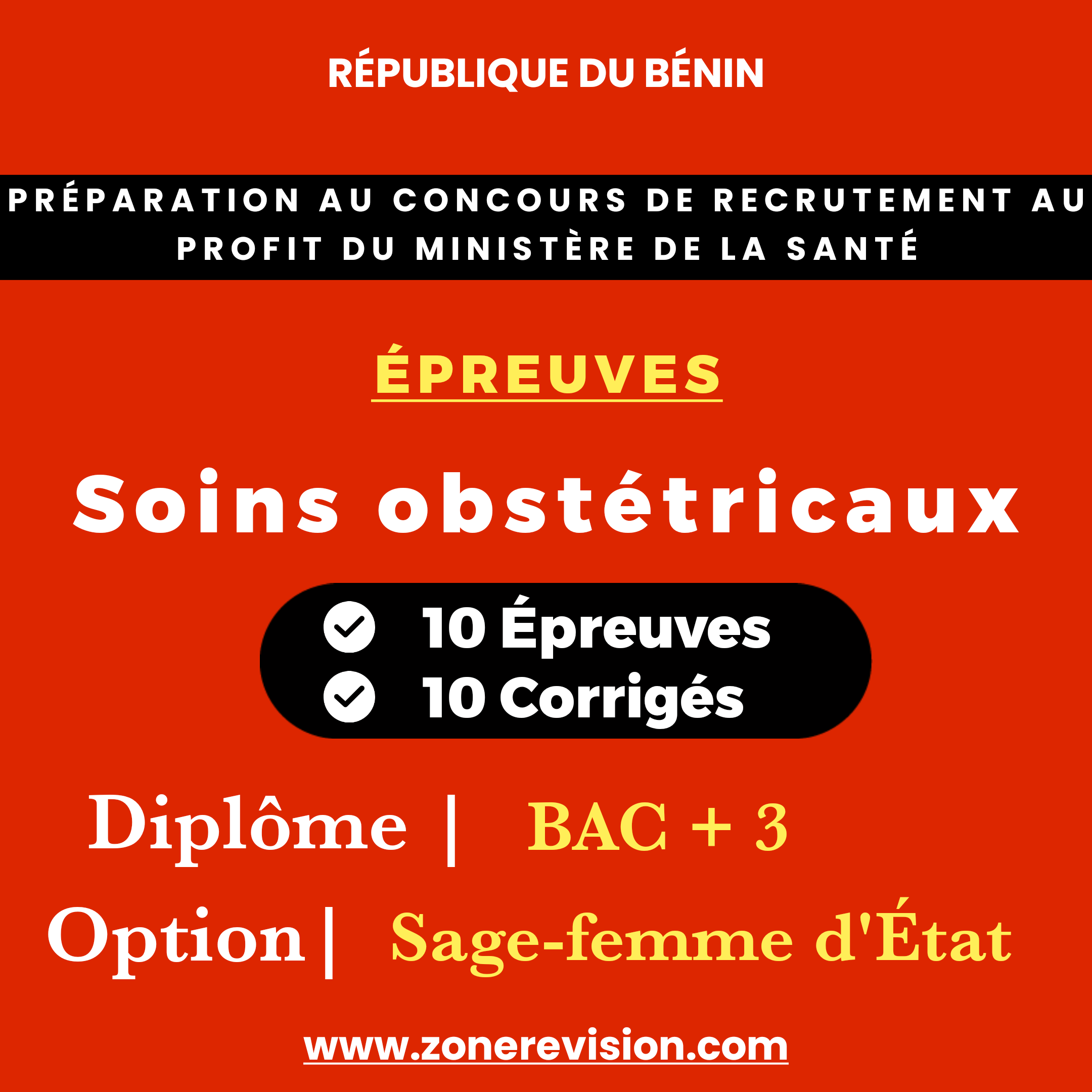 Aperçu de Préparation au concours du MS  Épreuves : Soins obstétricaux  Option : Sage-femme d'État