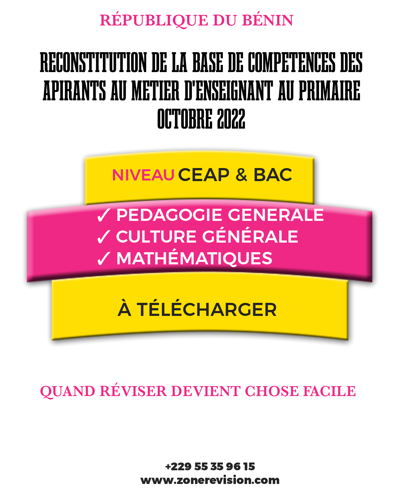 Aperçu de TEST DES APIRANTS AU METIER D'ENSEIGNANT DU PRIMAIRE OCT. 2022 | CEAP - BAC